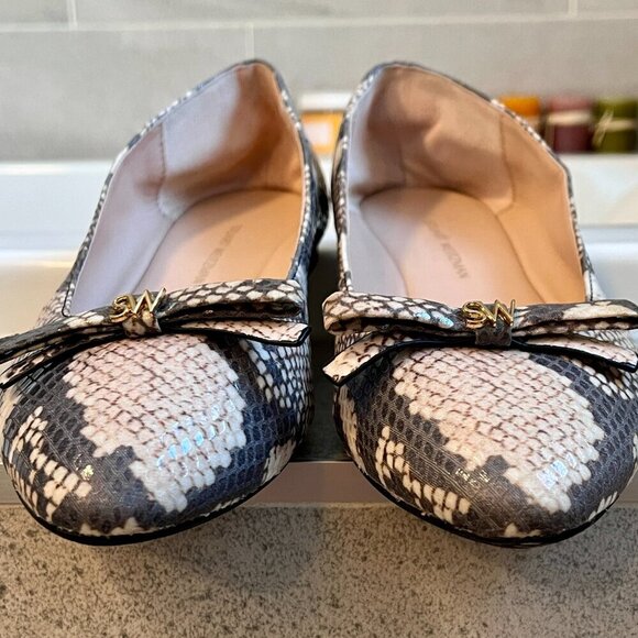 Stuart Weitzman Jodie Python Flats Size 6.5 - Picture 8 of 11